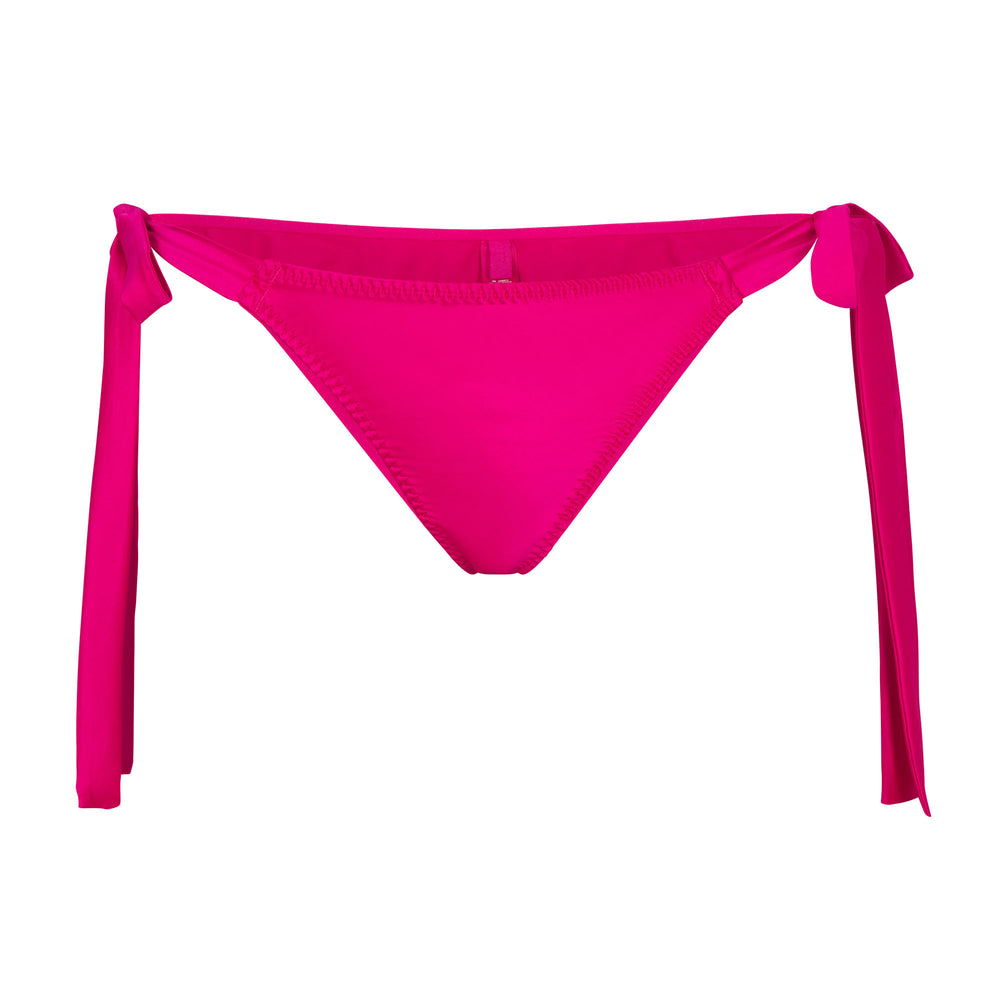 Skims WOVEN SHINE TIE SIDE Brief Ruzove | HMGK-72148