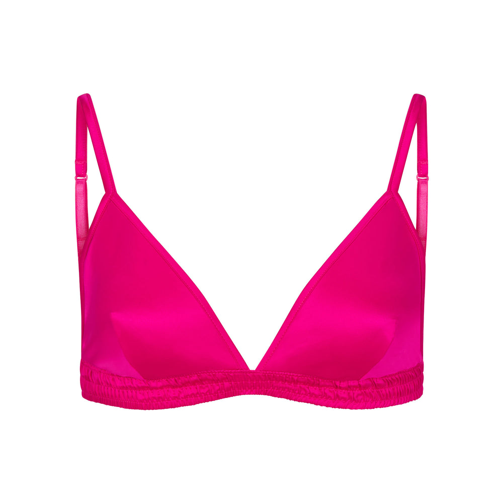 Skims WOVEN SHINE TRIANGLE Bralette Ruzove | JKRD-47062